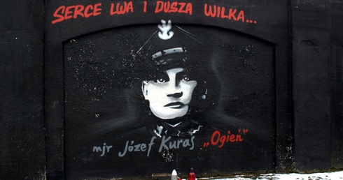 Mural Żołnierzy Wyklętych w Olsztynku