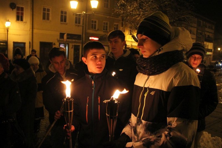 Znaki ŚDM w Kożuchowie