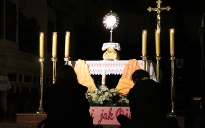 Inicjatywie "24 h dla Pana" w tarnowskiej katedrze towarzyszy hasło "Miłosierni jak Ojciec"