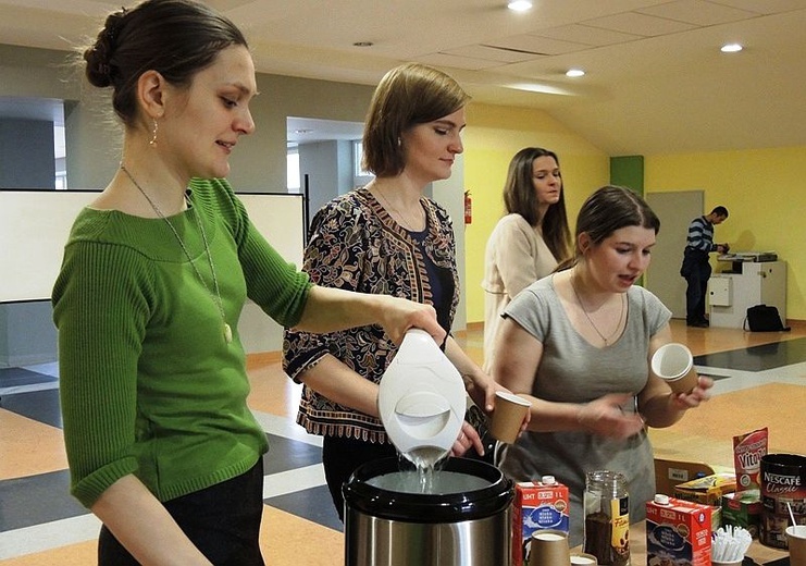 Kawa i Dobra Nowina studentów z Terebint UCO