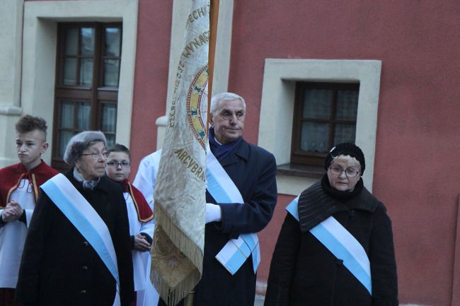 Symbole ŚDM we Wschowie