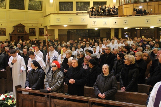 Pożegnanie śp. ks. Franciszka Rozwoda w parafii św. Franciszka z Asyżu