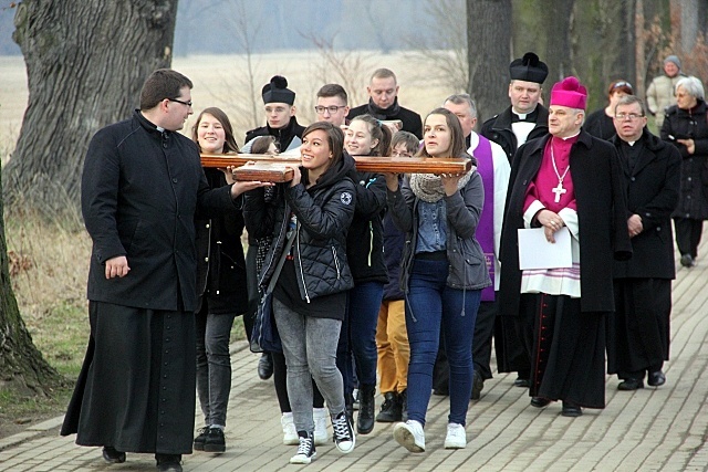 Symbole ŚDM w Porajowie