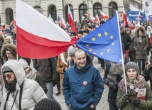 Manifestacja KOD w Warszawie