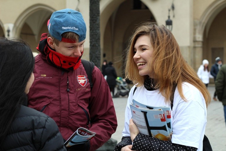 Happening RCS na Rynku Głównym