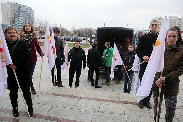 Krzyż i ikona w Polkowicach