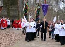 Po Eucharystii wyruszyła procesja z palmami do pól