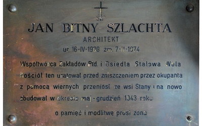  Tablica pamiątkowa w kościele św. Floriana