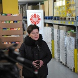 Premier Beata Szydło w Caritas