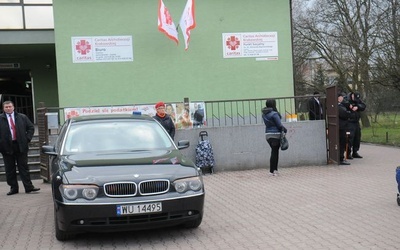 Premier Beata Szydło w Caritas