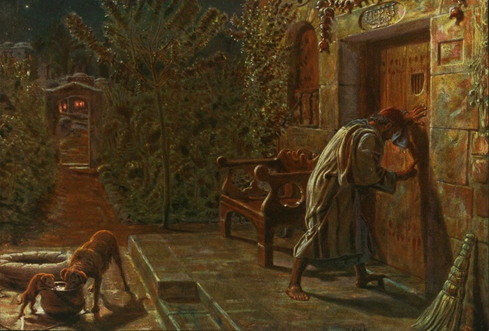 Natrętny sąsiad, 1895, National Gallery of Victoria, Melbourne, William Holman Hunt (1827-1910)