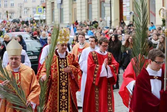 Niedziela Palmowa w katedrze 2016