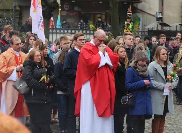 Niedziela Palmowa w katedrze 2016