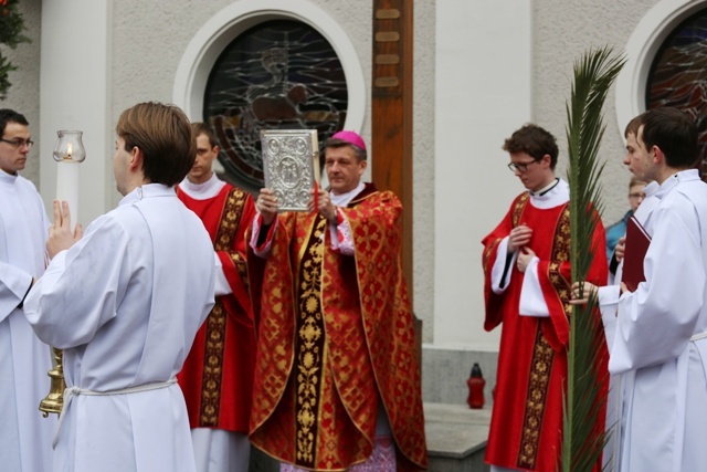 Niedziela Palmowa w katedrze 2016