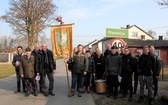 Chorągwiarze z parafii w Bobrownikach