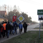 Chorągwiarze z parafii w Bobrownikach