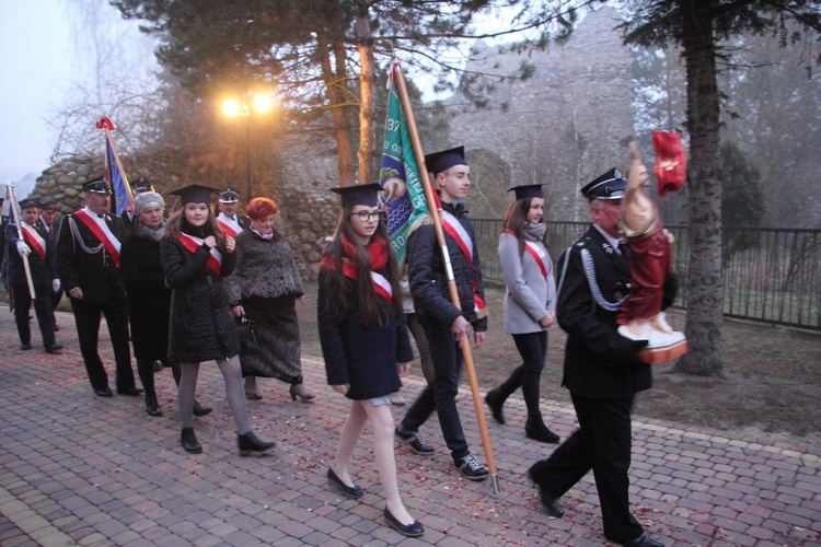 Procesja i Msza św. rezurekcyjna w Bobrownikach