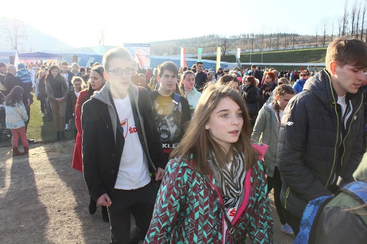 Msza papieska na stadionie