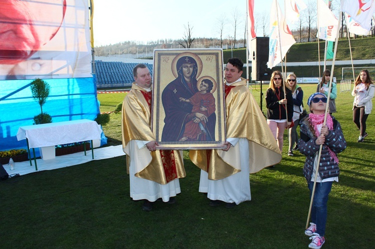 Msza papieska na stadionie