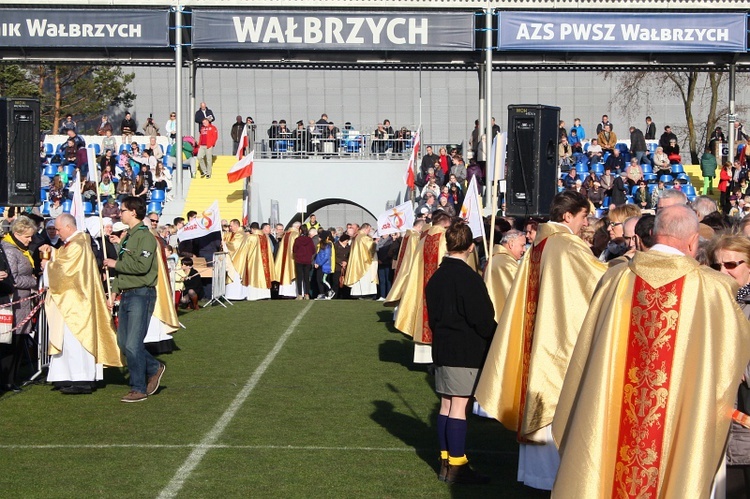 Msza papieska na stadionie