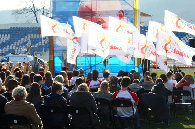 Msza papieska na stadionie