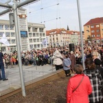 Koronka na koszalinskim rynku