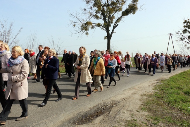 Procesja dekanalna miłosierdzia Wróblowice-Lutynia