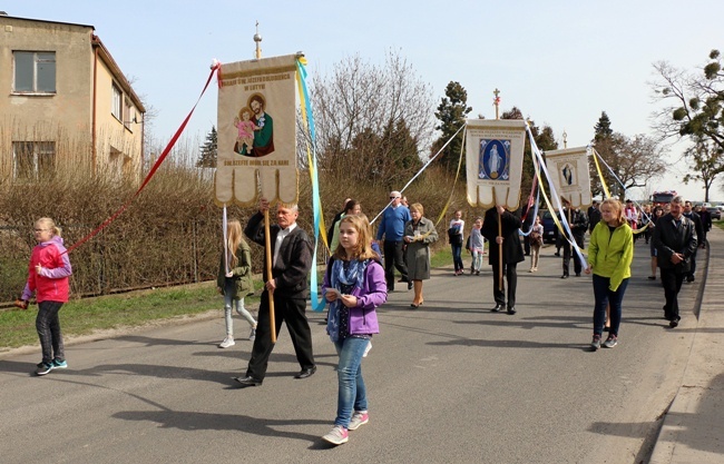 Procesja dekanalna miłosierdzia Wróblowice-Lutynia