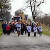 Procesja dekanalna miłosierdzia Wróblowice-Lutynia