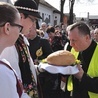  Słowacy powitali pielgrzymów chlebem i solą