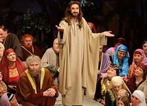 Kazanie na górze. W roli Jezusa Stanisław Pońc