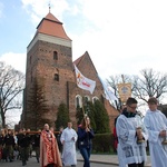 Symbole ŚDM w Bierutowie