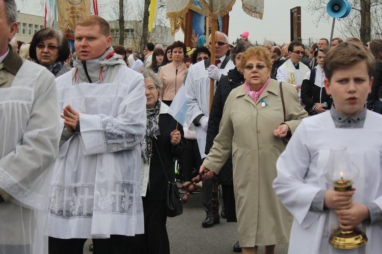 Płock. Nawiedzenie w parafii Matki Bożej Fatimskiej