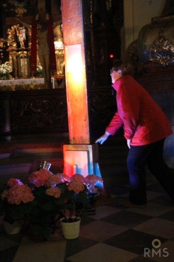 Symbole ŚDM w Trzebnicy