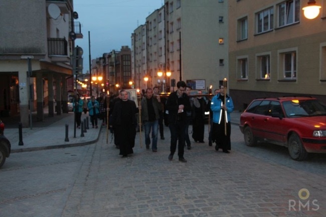 Symbole ŚDM w Trzebnicy