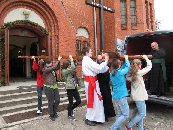 Symbole ŚDM w Obornikach Śląskich cz.2