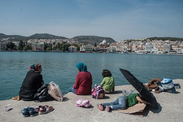 Uchodźcy na Lesbos