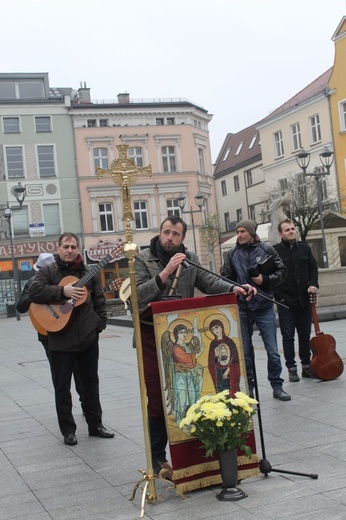 Ewangelizacja na rynku w Gliwicach
