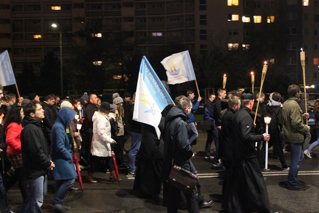 Symbole ŚDM we Wrocławiu-Gądowie