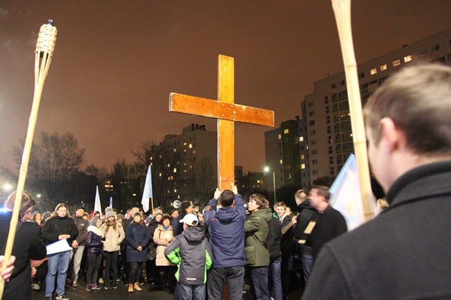 Symbole ŚDM we Wrocławiu-Gądowie