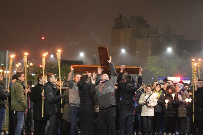 Symbole ŚDM we Wrocławiu-Gądowie