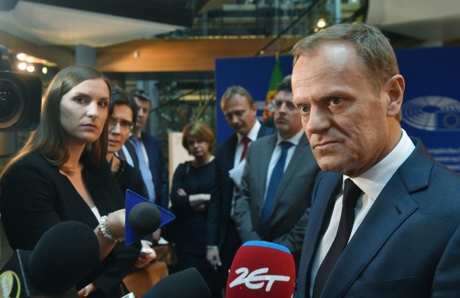 Donald Tusk o rezolucji ws. Polski