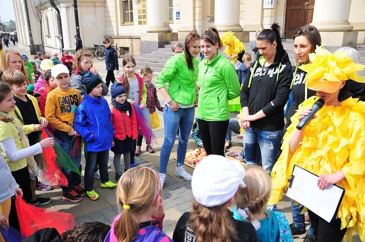 Inauguracja wyścigu kaczek z MKS Selgros Lublin