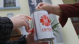 Zbiórka do puszki na Caritas