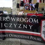 Manifestacja przeciwko imigrantom