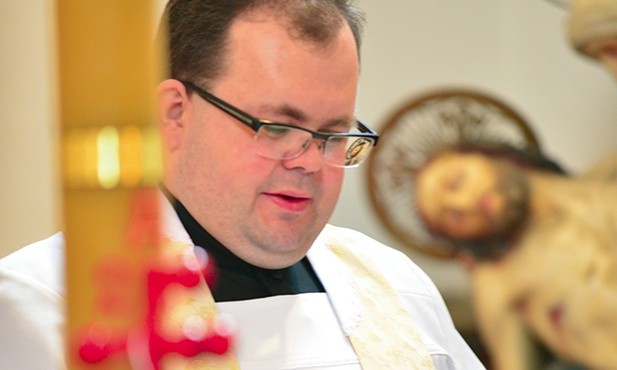 Ksiądz Tomasz Federkiewicz jest w seminarium nie tylko wykładowcą, ale też prefektem alumnów