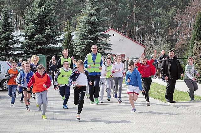 Bieg sprawił wielką radość uczestnikom 