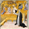 Giovanni di Paolo
„Mistyczne zaślubiny św. Katarzyny ze Sieny” 
tempera na desce, ok. 1460
Metropolitan Museum of Art, Nowy Jork