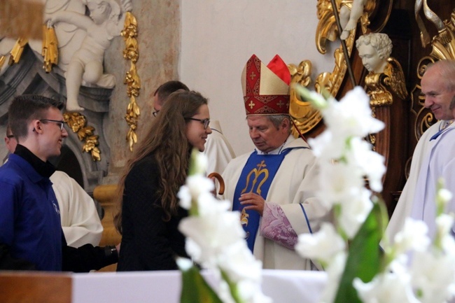 Maturzyści na Jasnej Górze - Msza św.