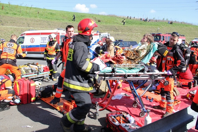 Ćwiczenia służb "Autostrada 2016"